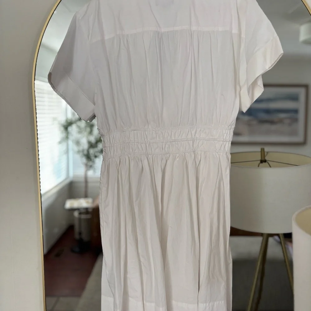 J. Crew White Short Shirt Dress - Picture 4 of 4